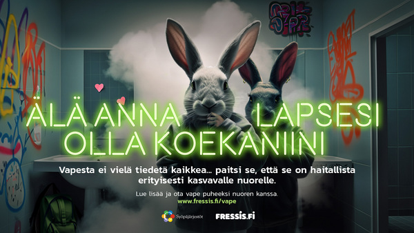 Älä anna lapsesi olla koekaniini