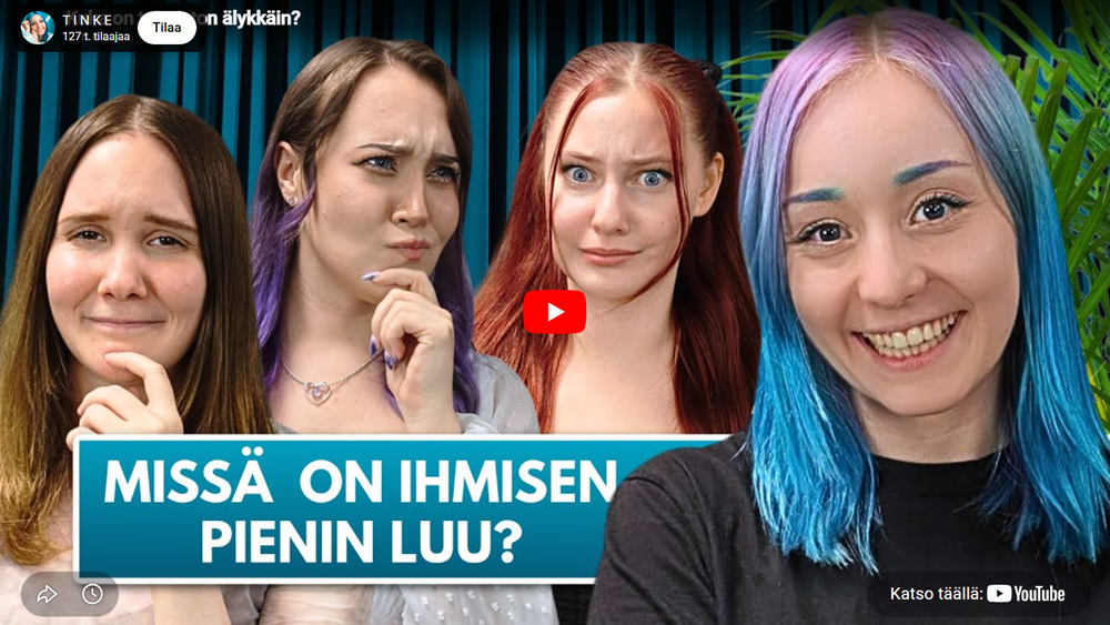 Tinken youtubevideon kansikuva